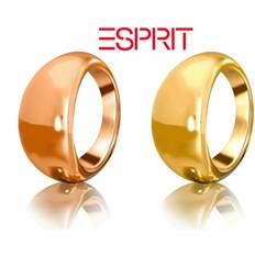 Esprit Women's Stainless Steel Rose Organic Ring