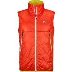 Merino Wool Vests Ortovox Swisswool Piz Vial Vest - Hot Orange