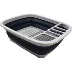 Grey Dish Drainers SAMMART 8L 2.11Gallons Collapsible Dish Drainer