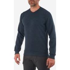 Blue - Hiking Jumpers Quechua Decathlon Hiking Jumper Nh150 V-Neck Navy