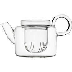 Ichendorf Milano Kökstillbehör Ichendorf Milano Piuma Small Teapot With Filter 60 cl Glas Tekanna 0.6L