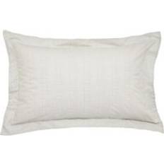 Stripes Pillow Cases Bedeck Bedeck of Belfast Aris Stripe Pillow Case White, Silver