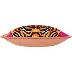 Viscose Textiles Furn Year Of The Tiger Abstract Cover Pink