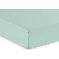 my home Polycotton Fitted Duck Egg Bed Sheet Blue