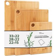 Joeji’s Joejis Set of 3 Heavy-Duty Bamboo Chopping Board