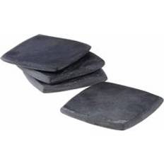 Mármol Posavasos Premier Housewares Round Coasters - Dark Grey Marble - Set of 4 Posavasos 4pcs