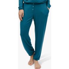 Sportswear Garment - Turquoise Jumpsuits & Overalls Cyberjammies Maple Knit Plain Pyjama Bottoms, Teal