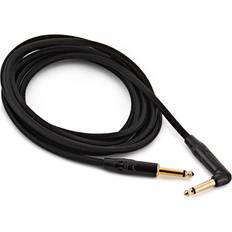 Cables Gear4music TS Jack 6.35mm TS Jack Braided Angled Pro