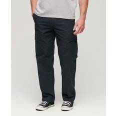 Superdry Herren Hosen Superdry Herren Baggy Cargohose aus Bio-Baumwolle Marineblau Größe: Marineblau