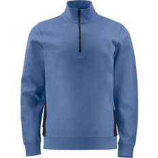 Mens Half Zip Sweatshirt Sky Blue