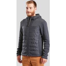 Quechua Felpa con cappuccio montagna uomo NH100 Hybrid nera