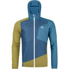 Ortovox Men's Windbreaker Jacket - Petrol Blue