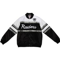 Outerwear Mitchell & Ness M&N Heavyweight Satin Jacke SCRIPT Oakland Raiders