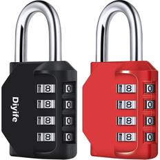 Security Tianfu Padlock, [2 Pack] Diyife