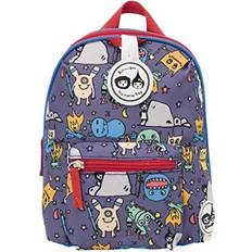 Mini Kids Backpack with Rein, Backpacks, Grey One Size
