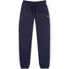 Fred Perry Byxor & Shorts Fred Perry – Marinblå mjukisbyxor tejpade detaljer
