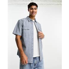 Levi's Skjorter Levi's Ss Relaxed Fit Western Vander - Blue