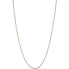 Gold Jewelry Sets Zoe Chicco 14K Yellow Gold Box Link Chain Necklace, 16-18