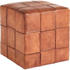 Leather Seating Stools Inca Square Seating Stool