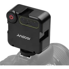 Andoer W49S Mini LED Video Light 5600K Dimmable 5W Built-In Rechargeable Battery
