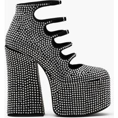 Marc Jacobs The Rhinestone Kiki Ankle Boots in Black/Crystal