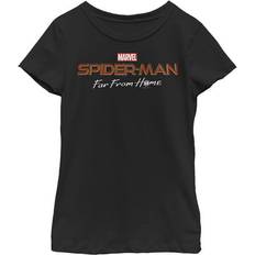 Children's Clothing Fifth Sun Girl Marvel Spider-Man: Far From Home Classic Logo Graphic Tee Black