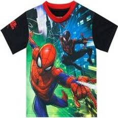 Marvel Överdelar Marvel Spiderman T-Shirt Black 4-5 Years