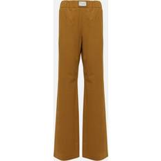 Brown - Suit Trousers Dolce & Gabbana Weite Hose aus einem Wollgemisch Braun