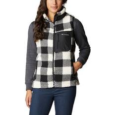 Columbia Dame Veste Columbia West Bend Vest W - Chalk Check Print