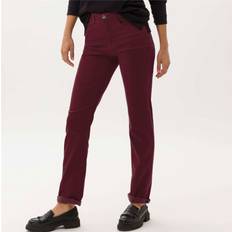 Brax Carola Short 30" Winter Dream Jeans Burgundy