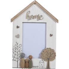 The Port. Co Gallery Family Illustrated White Photo Frame