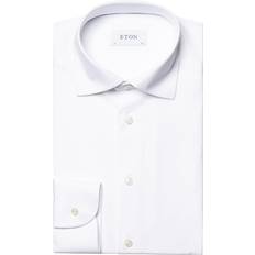 Polyamid Skjorter Eton White Four-Way Stretch Shirt Skjorte Hvit