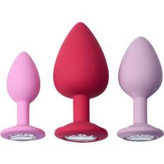 Jewel Butt Plug Trænings Sæt Pink