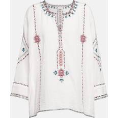 Acrylic Blouses Isabel Marant Clarisa Embroidered Blouse - Multicoloured