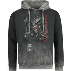 Iron Maiden Tröjor Iron Maiden Luvtröja för Herr grå