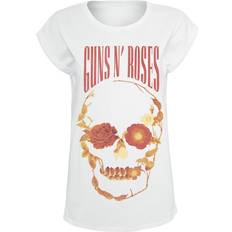 Guns N' Roses T-shirt Flourish Skull för Dam vit