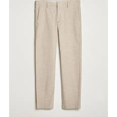 NN07 Broeken NN07 Theo Brushed Cotton Trousers - Cement Melange