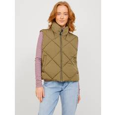 Donna - Verde Gilet JJXX Fume Pantaloncini Quilted - Vert