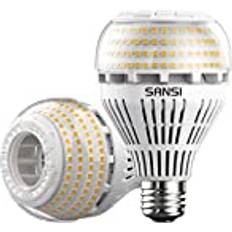 Light Bulbs Sansi SANSI E27 LED Light Bulbs 27W, 250W Equivalent Edison Screw in Daylight Bulbs 3000K 4000lm, Non-dimmable E27 Base Bright Light Bulbs for Residential