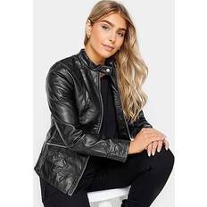 Leather Jackets M&Co Faux Leather Jacket Black