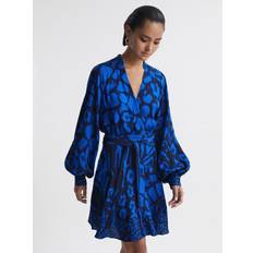 Reiss Kerri Abstract Print Flippy Mini Blue/Navy