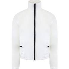 Armani Women Outerwear Armani Exchange Womens Optical White Jacket