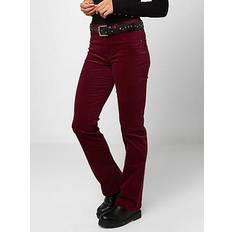 Must Have Moleskin Trousers Berry, Red, 18, Women Red