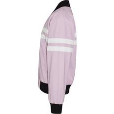 Stripes Jackets A2Z Kids 13 Years, Lilac Kids Boys Girls Jackets Contrast Striped PU Bomber Varsity School Top Biker Coat Purple 13-14yrs