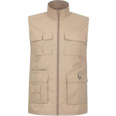 Beige Vests Mountain warehouse XS, Beige Mens Trek II Gilet