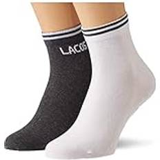 Lacoste Unisex Underwear Lacoste Sport Unisex RA4187 Socken, Bitume Chine/Blanc, 35/38