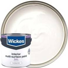 Wickes Water Multi Surface Paint Wall Paint White 2.5L
