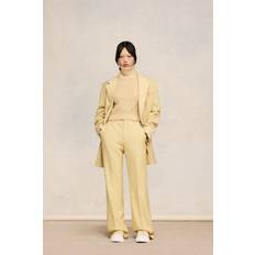 Woman - Yellow Trousers Ami Paris Flare Fit Trousers Yellow for Women