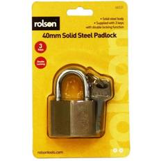 Security Rolson 40mm Weatherproof Heavy Duty Padlock Key 66531