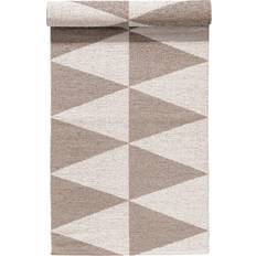 Scandi Living Rime Plastic Rug 70x250 cm Greige Beige cm